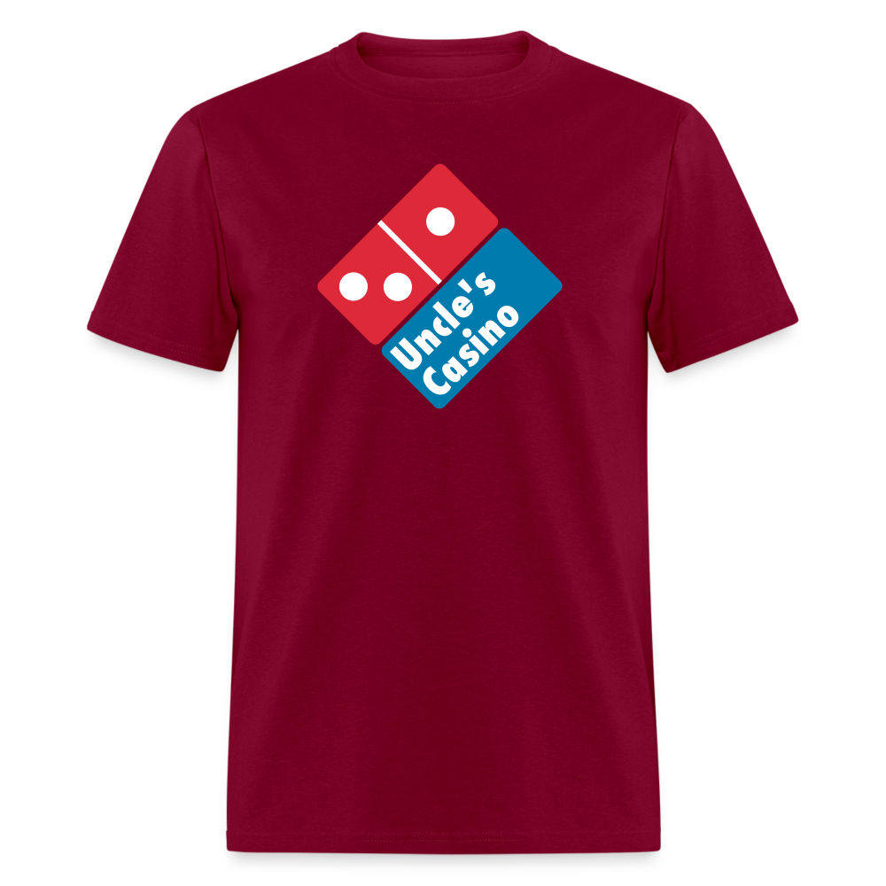 Uncles Casino T-Shirt - burgundy