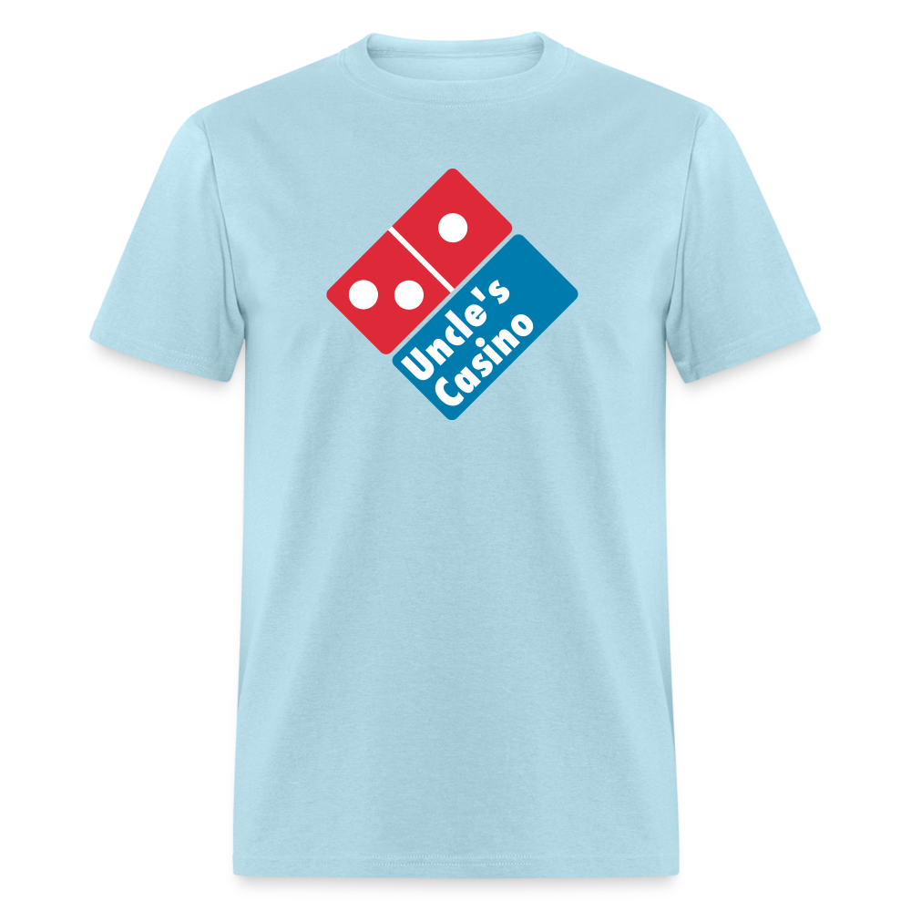 Uncles Casino T-Shirt - powder blue