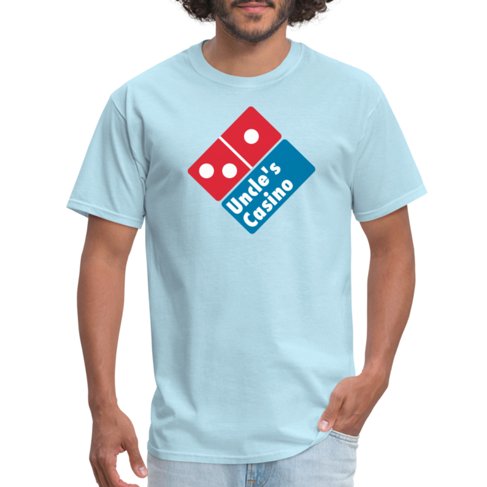 Uncles Casino T-Shirt - powder blue