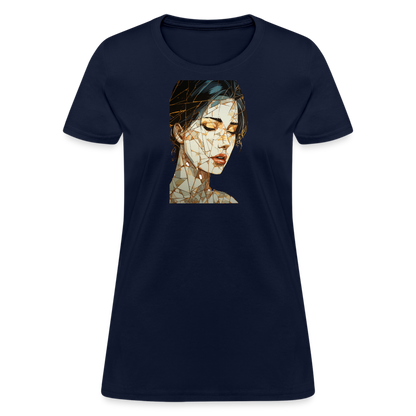 Broken Woman T-Shirt - navy