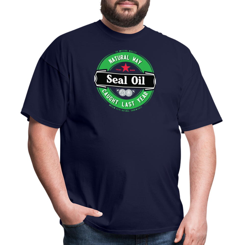 Seal Oil T-Shirt - navy