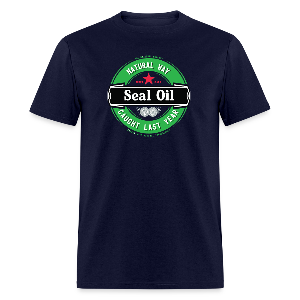 Seal Oil T-Shirt - navy