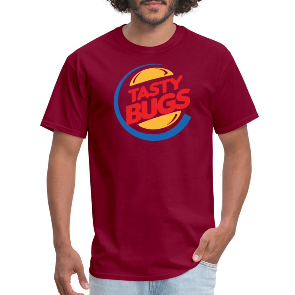 Tasty Bugs T-Shirt - burgundy