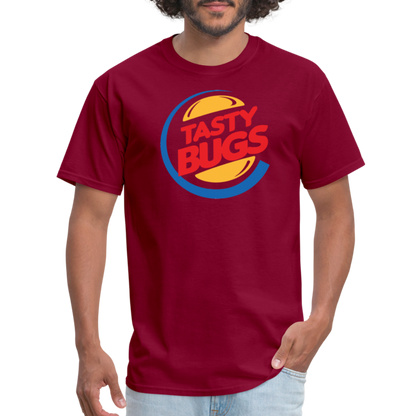 Tasty Bugs T-Shirt - burgundy