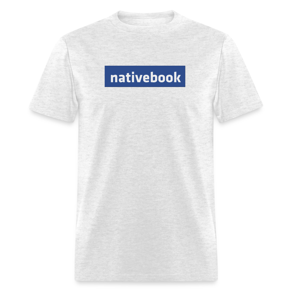 Nativebook T-Shirt - light heather gray