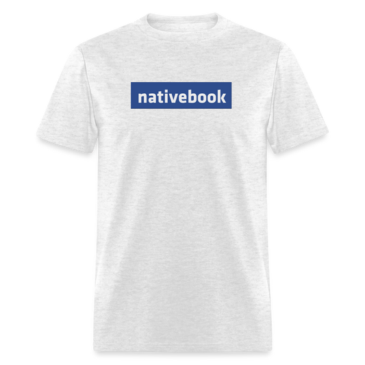 Nativebook T-Shirt - light heather gray