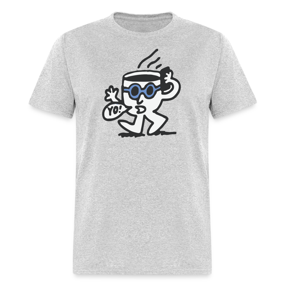 Coffee Yo T-Shirt - heather gray