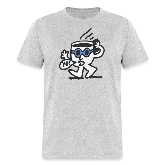 Coffee Yo T-Shirt - heather gray