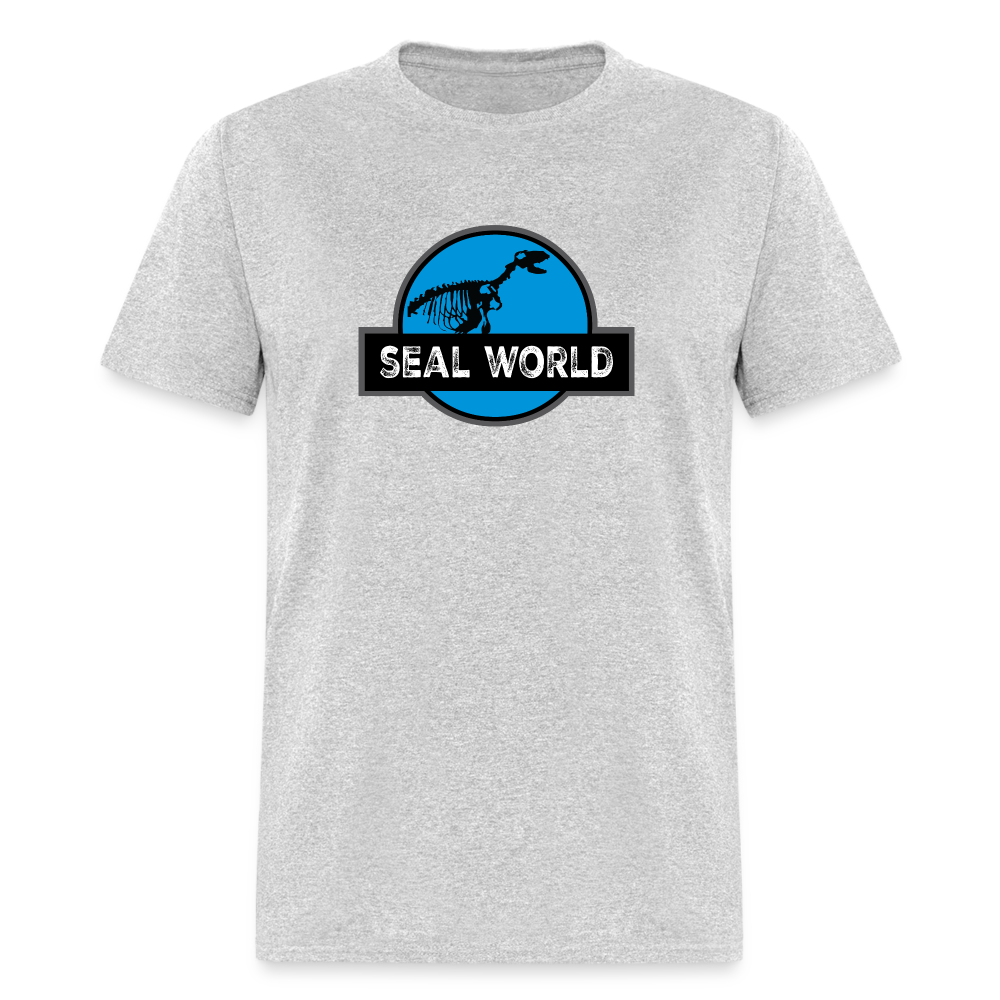 Seal World T-Shirt - heather gray