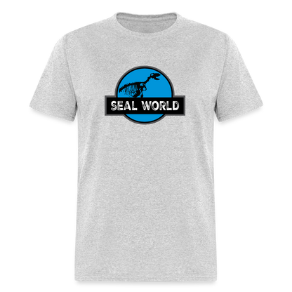 Seal World T-Shirt - heather gray