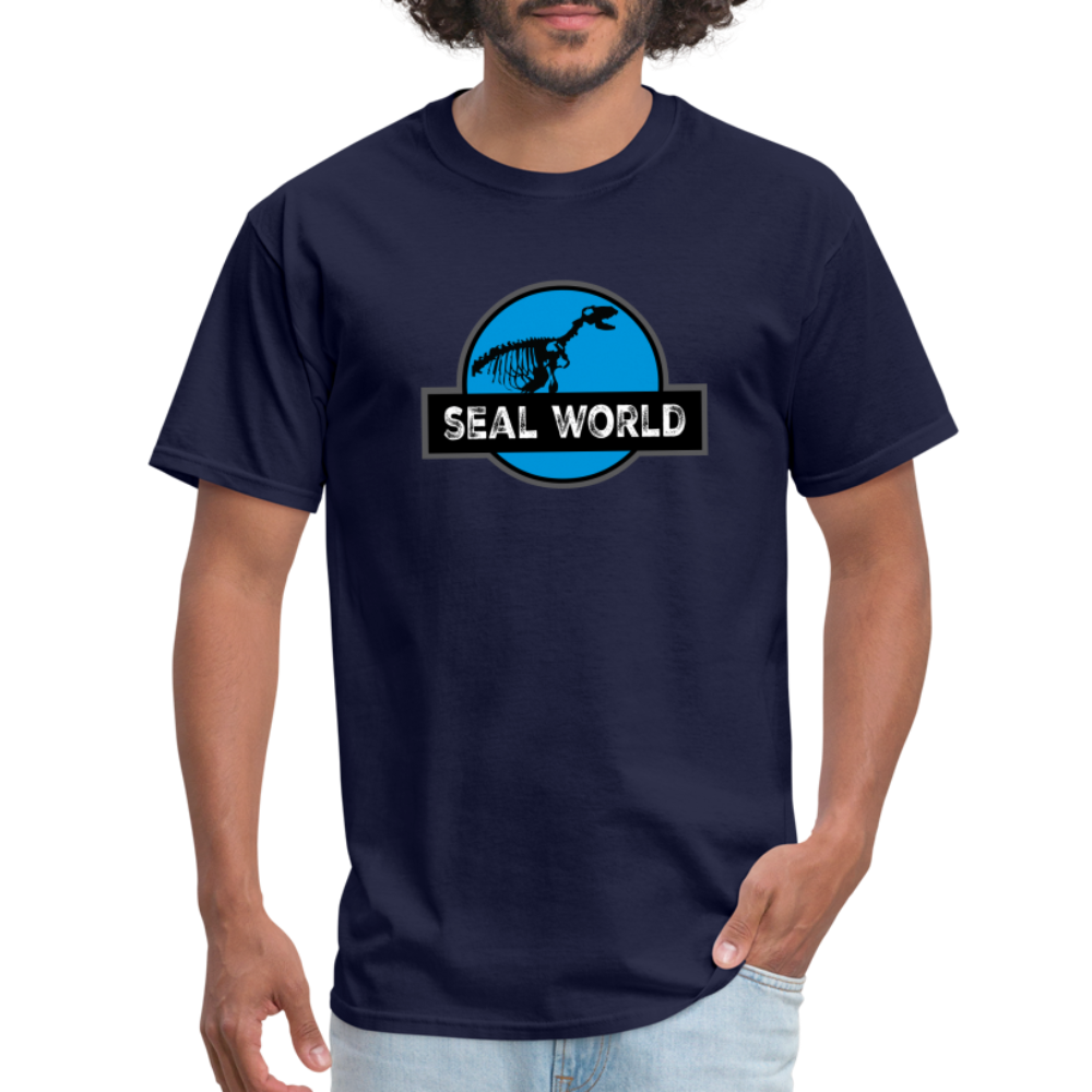 Seal World T-Shirt - navy