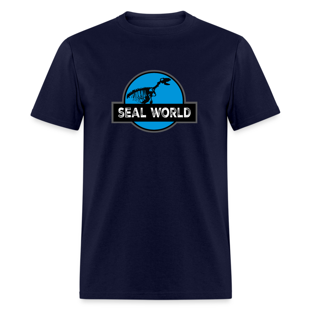 Seal World T-Shirt - navy