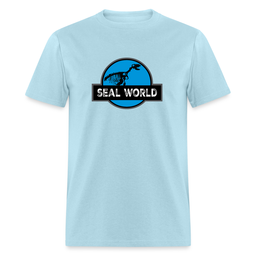 Seal World T-Shirt - powder blue