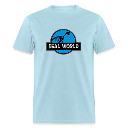 Seal World T-Shirt - powder blue